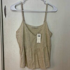 *NWT* Abercrombie & Fitch Cream Camisole Top